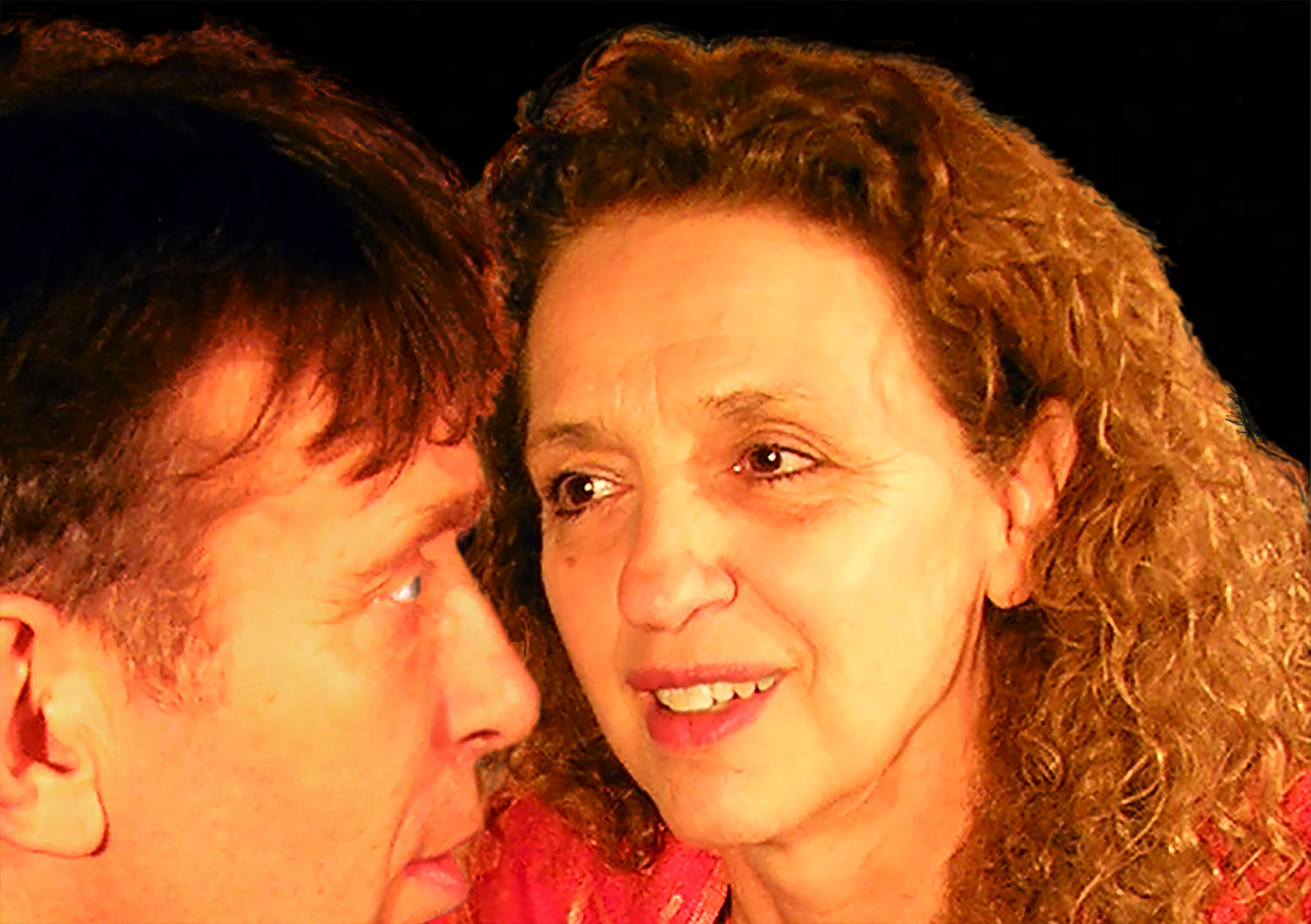 the writer and his visitor