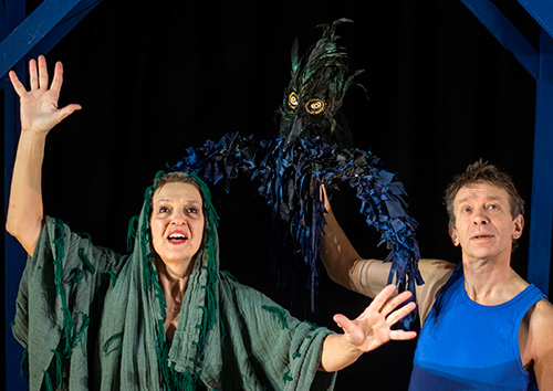 The Wise Woman looks into the future