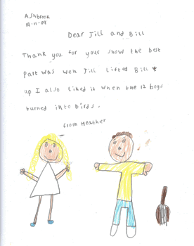 Sonw-Rose and the king in joyful mood