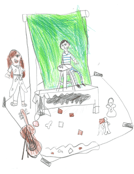 a composite of the whole setting in great deatil