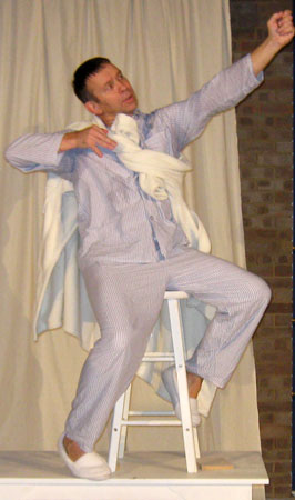 the king on horseback aiming his arrow