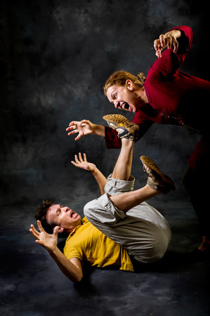 Theseus battles the Minotaur