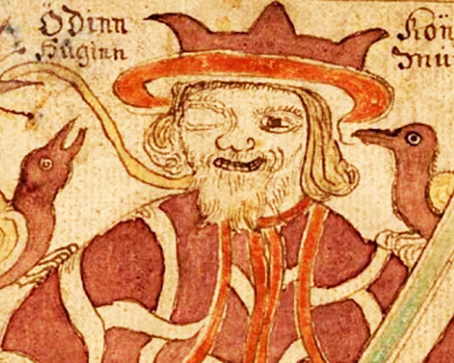 Old image of Odin